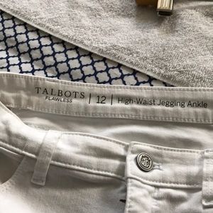 Talbots High Waist Ankle Jegging Size 12